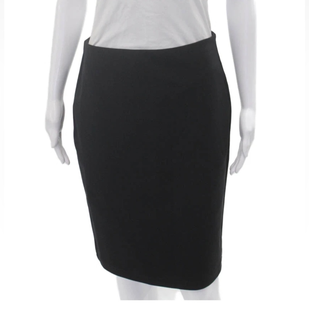The Row Womens Black Straight Pencil Skirt Knee Length Size 4